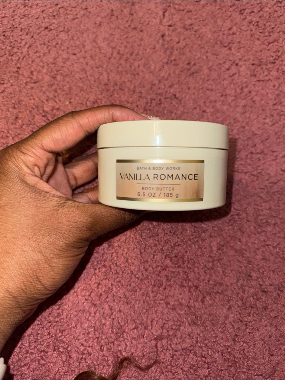 Bath & Body Works Vanilla Romance Body Butter - Cream & Gold